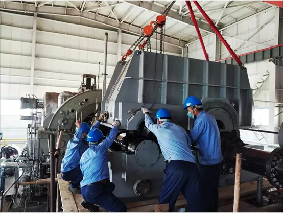 佰利乐为用户检建的进口机组一次投产成功