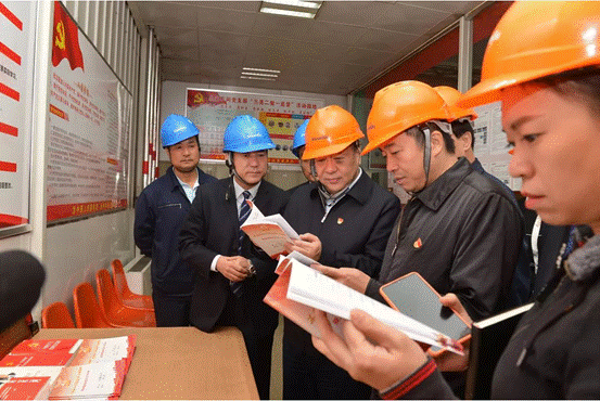 市委巡回领导六组、工投集团调研组深刻佰利乐调研领导主题教育工作